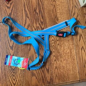 large rubber waterproof dog harness
